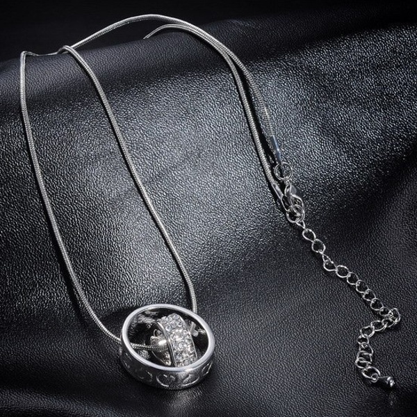 Dámský náhrdelník s krystaly Silver Hearts SWN108