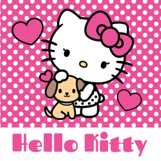 Magický ručníček Hello Kitty 30 x 30 cm