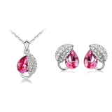 Souprava se Swarovski Elements lístečky SWS578