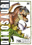 Omalovánky A4 dinosauři s doplňkovými aktivitami