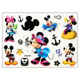 Tetování barevné Mickey and Minnie