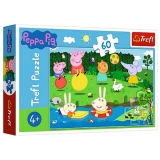 Trefl Puzzle Prasátko Peppa Prázdninová zábava 60 dílků 