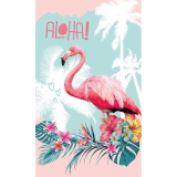 Dětský ručník Plameňák Aloha! 30 x 50 cm