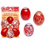 Velikonoce Smršťovací dekorace na vejce červená
