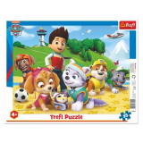 Puzzle deskové Paw Patrol Tlapková Patrola na stopě 25 dílků