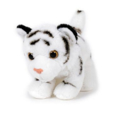 Tygr bílý plyš 13 cm