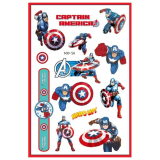Tetování Avengers Captain America tetovací obtisky 14,9 x 9,5 cm OP946