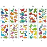 Tetování barevné Dinosauři výběr z 10 variant
