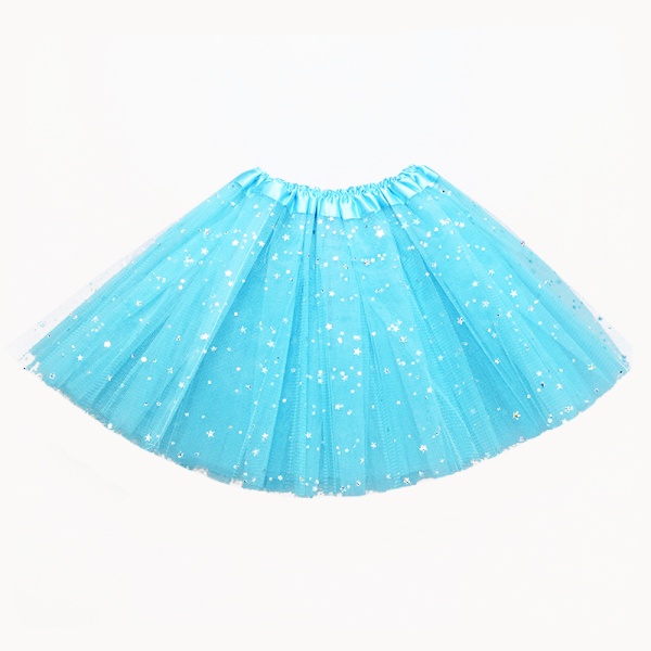 Dívčí tylová sukně tyrkysově modrá OP590