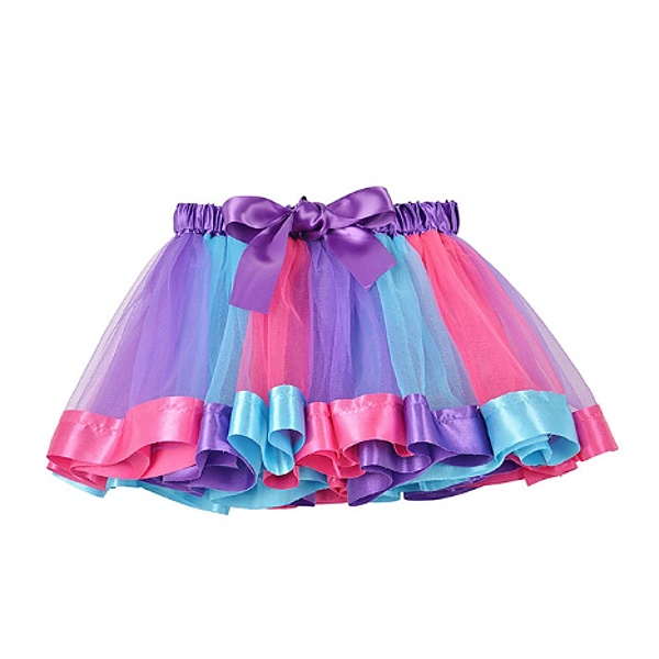 Dívčí tylová sukně Purple Candy 3-8 let OP1071