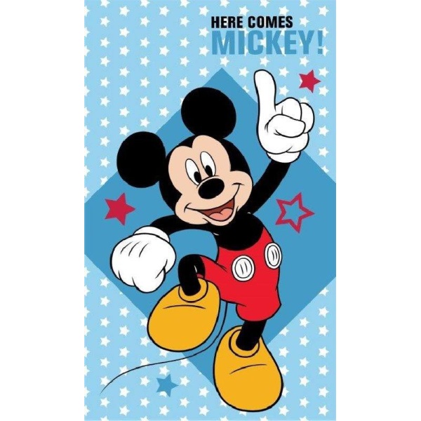 Dětský ručník Mickey hvězdičky 30x50 cm
