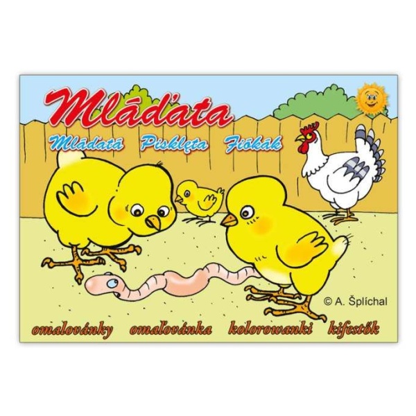 Omalovánky Mláďata
