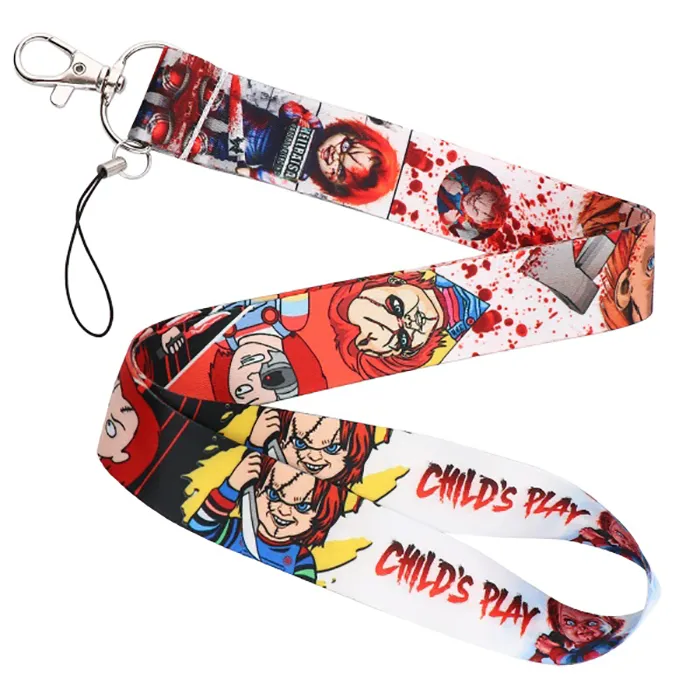 Šňůrka na klíče s karabinkou Horror