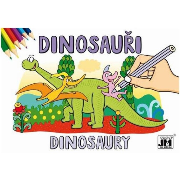 Omalovánky Dinosauři formát A5