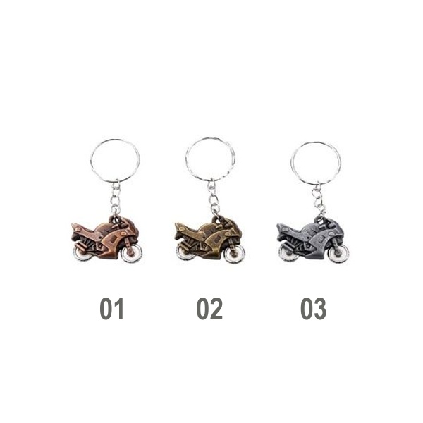 Klíčenka kovová motorka výběr ze 3 variant