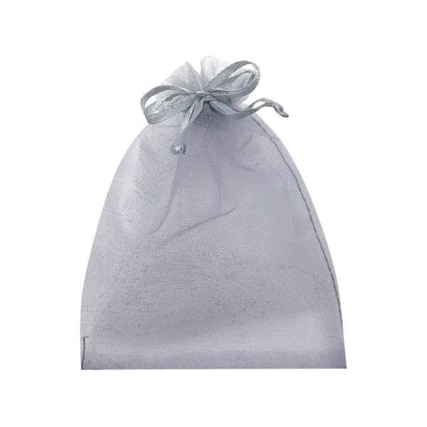Pytlík organza šedý 7 x 9 cm