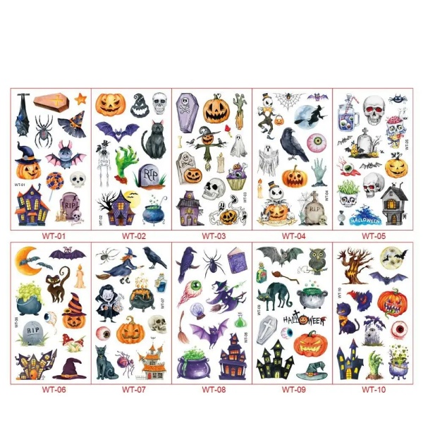 Tetovací obtisky Halloween
