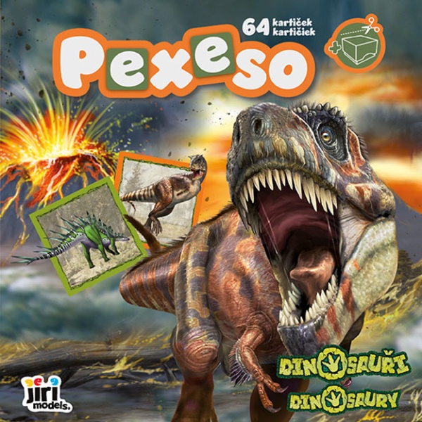 Pexeso v sešitu Dinosauři 2