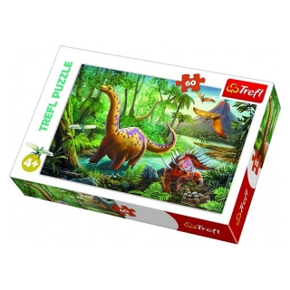 Trefl Puzzle Dinosauři 60 dílků