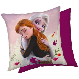Polštářek Ledové království Anna a Elsa 40 x 40 cm