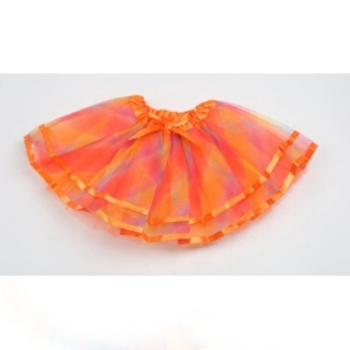 Dívčí tylová sukně Orange Candy 3-8 let OP1074