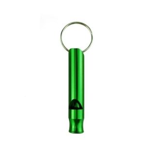 Přívěsek na klíče Píšťalka zelená