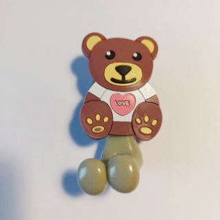 Držák na zubní kartáček pro děti medvídek