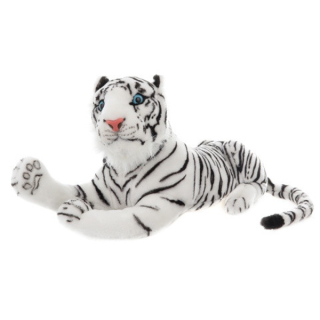 Tygr bílý plyšová hračka 55 cm 