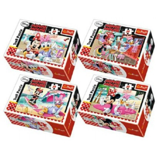Minipuzzle Minnie & Daisy 54 dílků v krabičce