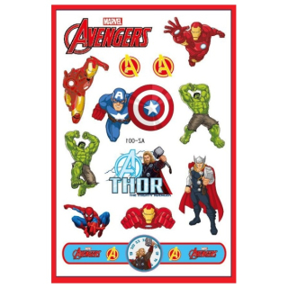 Tetování Avengers Thor 001 tetovací obtisky 14,9 x 9,5 cm OP943