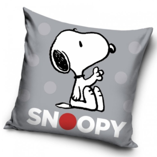 Povlak na polštářek Snoopy Grey 40 x 40 cm