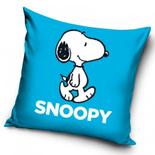 Povlak na polštářek Snoopy Blue 40 x 40 cm