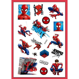 Tetování Spiderman tetovací obtisky 14,9 x 9,5 cm OP880
